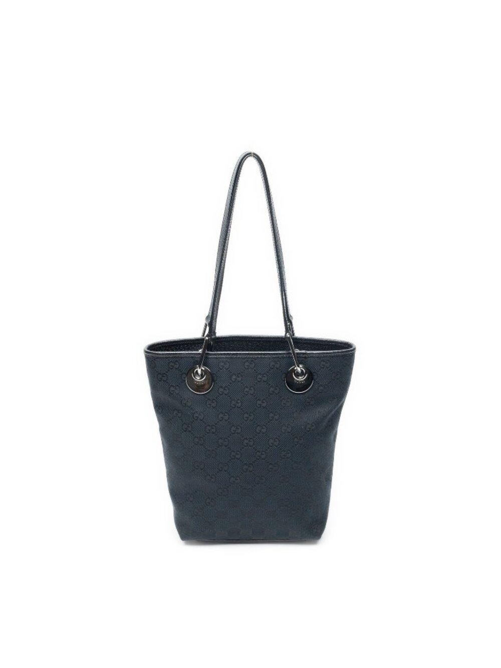 Gucci Small Eclipse Shopping Black GG Canvas
